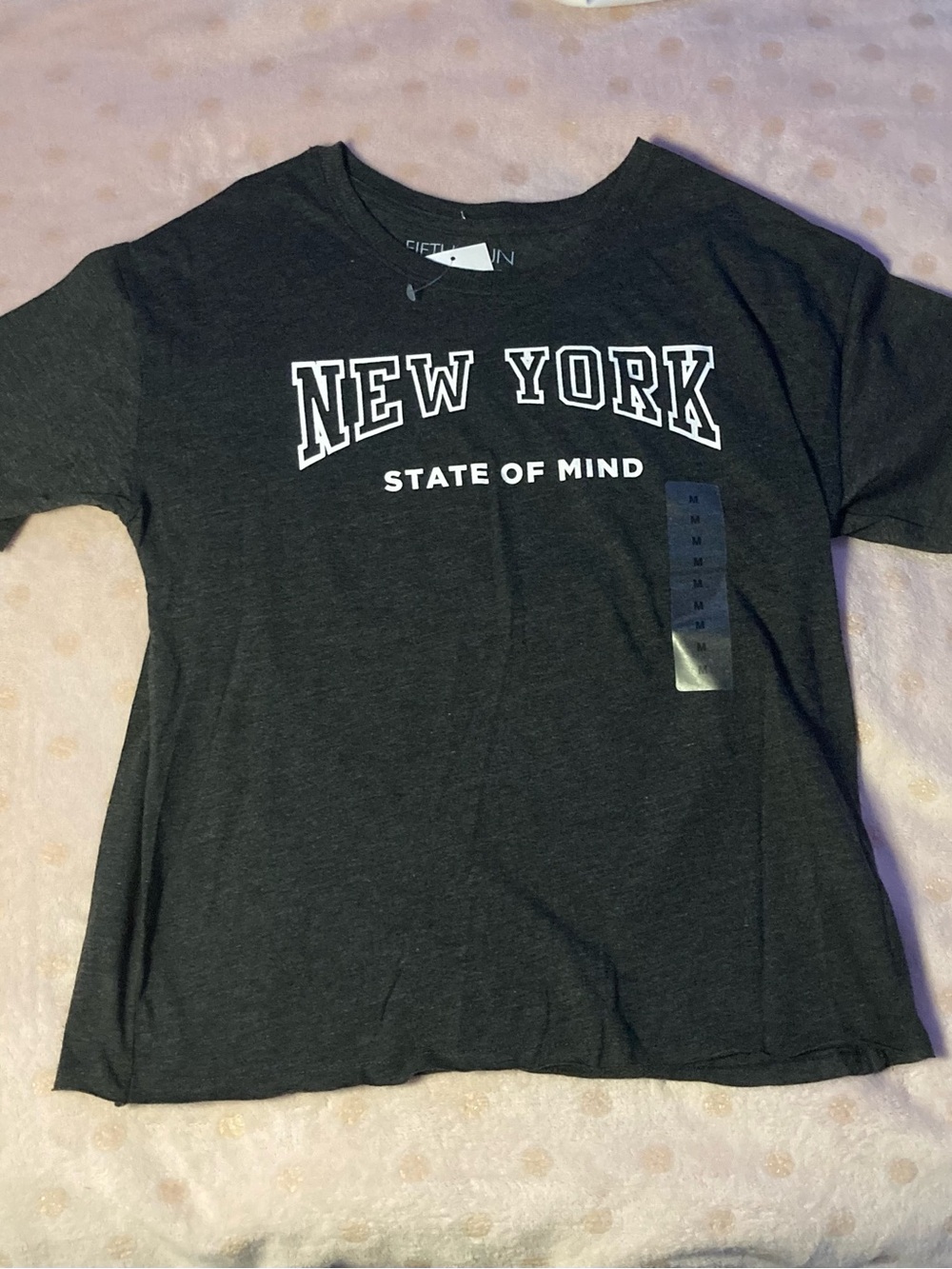 Fifth Sun Black New York "State of Mind" Short Sleeve Tee